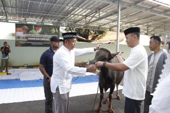 Kodim 0507/Bekasi Selenggarakan Pemotongan Hewan Kurban Idul Adha 1445 H
